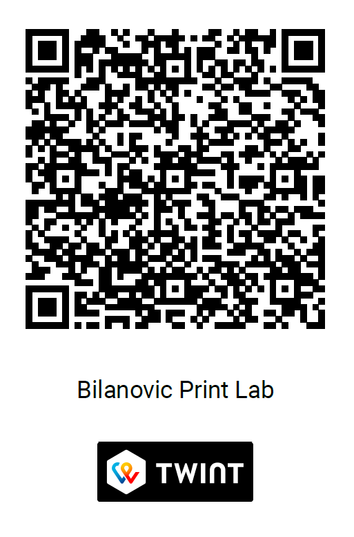 TWINT QR-Code Bilanovic Print Lab